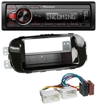 Pioneer Bluetooth USB DAB MP3 Autoradio für Kia Soul PS ab 14 piano-schwarz - Bild 1 von 4