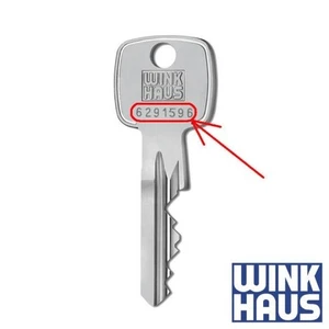 WinkHaus Ersatzschlüssel, Mehrschlüssel, Nachbestellung nach Code - Picture 1 of 1