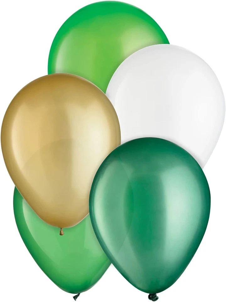 Праздничная тема украшение латексные воздушные шары на день Святого Патрика зеленое золото белый - Изображение 1 из 1
