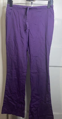 Calça uniforme enfermeira roxa Dickies tamanho XS 3 bolsos logotipo em excelente estado usado - Imagem 1 de 4