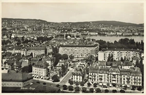 Postcard Switzerland Zurich Enge General view - Bild 1 von 2