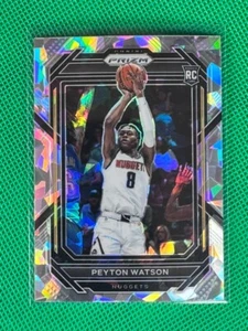Peyton Watson 2022-23 Prizm #259 RC Cracked Ice Denver Nuggets Rookie - Bild 1 von 2