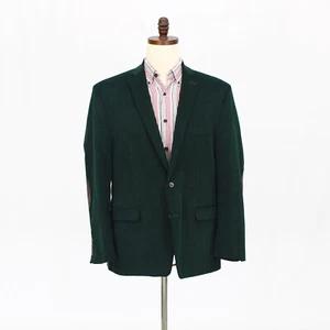 Ralph Lauren 46R Green Sport Coat Blazer Jacket Solid 2B Corduroy - Picture 1 of 11
