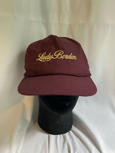 Vintage Lady Borden Ice Cream Dairy Snapback Hat