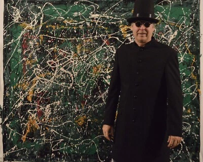 "Inspirado en Jackson Pollock, 72"" X 60"" acrílico, abstracto, arte pop, moderno, XL" Foto 1 de 4