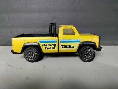 Vintage Tonka Racing Team Yellow Pick-up Truck Steel Die-cast Toy Vehicle 1970’s - Image 1 of 4