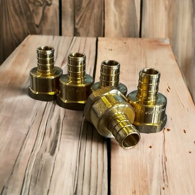 PEX Female Adapter 1/2'' 5-Pack - Secure & Leak-Proof Plumbing Connectors - Image 1 of 3