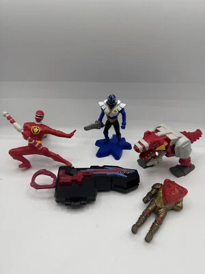 Lote de figuras de acción Power Rangers 2012 Blue Ranger 4,25" McDonalds Super Samurai Foto 1 de 2