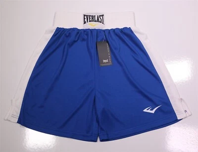 Everlast Azul/Blanco Amateur Competición Calzoncillos Boxeo MMA Pantalones Cortos XS ¡Nuevos! Foto 1 de 4