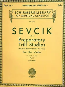 Sevcik Preparatory Trill Studies, Part 1 for Violin Opus 7 - FREE SHIPPING! - Picture 1 of 4