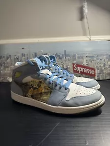 Nike Air Jordan 1 Retro Alpha White University Blue Shoes Men Size 13 316269-142 - Picture 1 of 7