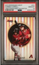 PSA 10 CORBIN CARROLL 2019 Bowman's Best 1999 Franchise Favorites RC GEM MINT
