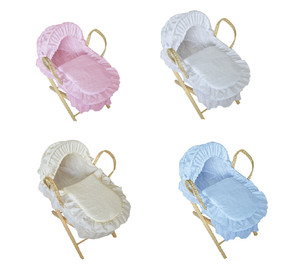 luxury dolls moses basket