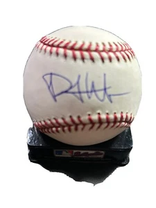 Phil Hughes Autographed, Oml Baseball (Item 3) Authenticated - Picture 1 of 7