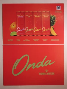 POSTAL PUBLICITARIA: ONDA Tequila Seltzer con jugo real, sin azúcar añadido - Imagen 1 de 1
