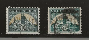South Africa Scott #51a & 51b, Singles 1936 FVF Used - Picture 1 of 1
