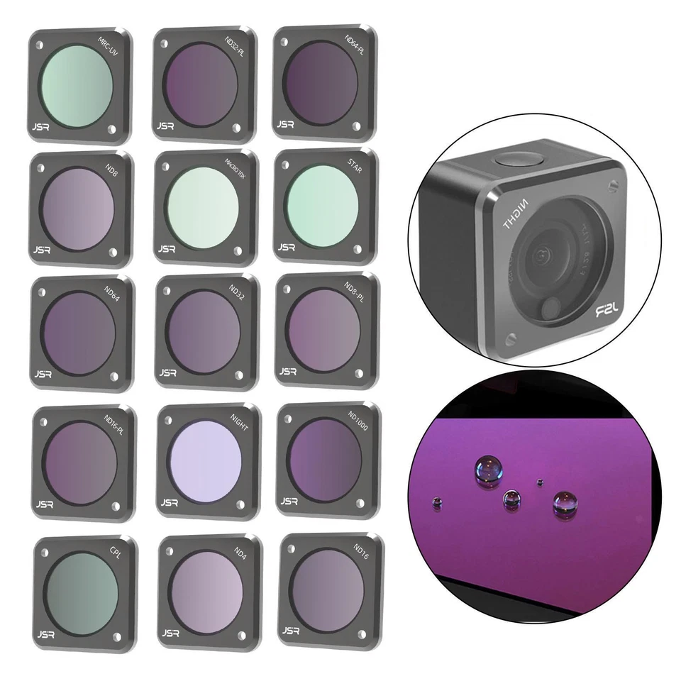 UV Filter Optics Multi-Resistant Slim Mount 44mm Clear Protector Photography - Image 1 of 1