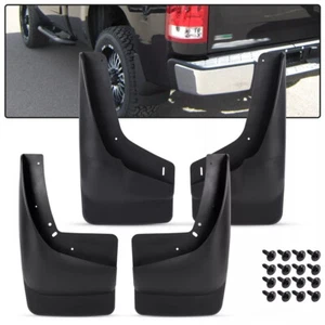 Fit For Chevy Silverado Sierra 1999-2007 Front & Rear Splash Guards Mud Flaps - Picture 1 of 13