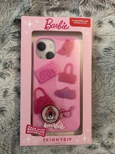 Barbie Pink Skinny Dip iPhone 13/14 - 3D Gummi Stoßfest Handyhülle NEU - Bild 1 von 6