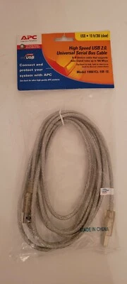 APC 10 ft High Speed USB 2.0 universal serial bus cable  - Image 1 of 3