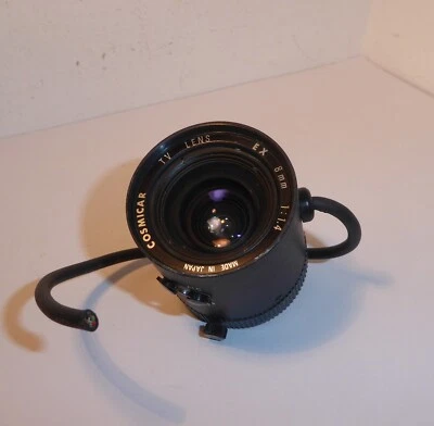COSMICAR TV 8mm F1.4 C MOUNT LENS               (y3481) - Image 1 of 4
