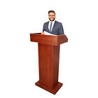 Podium Wood Deluxe Reception Lectern Debate Church Pulpit Funeral Hotel Hostess
