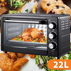Mini Backofen 1300 W 22 Liter Miniofen Pizza-Ofen Kleiner Backofen 60 min.Timer - Bild 1 von 10