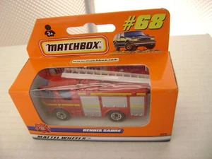 1998 MATCHBOX SUPERFAST #68 DENNIS SABRE FIRE TRUCK NEW IN BOX - Picture 1 of 3