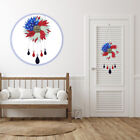Sunflower Patriotic Wind Chime for Independence Day Decoration
