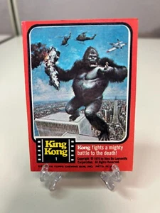 Juego incompleto de tarjetas coleccionables King Kong 1976 (47 tarjetas y 7 pegatinas) - Imagen 1 de 2