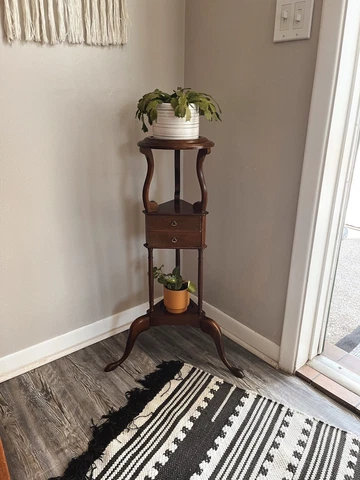 antique wig stand plant stand Cover