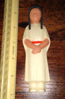 Vintage St. Labre Indian School Plastic Girl/Squaw  Statue Ashland Montana RARE!