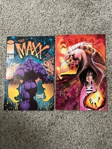 2 Comics The MAXX Jan 21 & Aug 4 (Image Comics 1996) -- Sam Keith -- NM - Picture 1 of 2