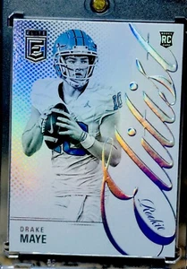Drake Maye RARE ROOKIE RAINBOW FOIL REFRACTOR INVESTMENT SSP PANINI ROY MINT - Picture 1 of 11
