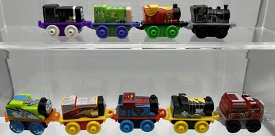 Thomas The Train & Friends Minis Lot Of 9 Trains Mixed Variety DC  2014 Superman - Imagem 1 de 4