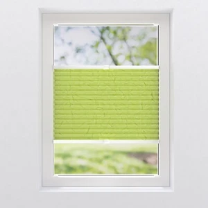 Plissee - Fensterrahmen schrauben (Grün/Orange) - Bild 1 von 16