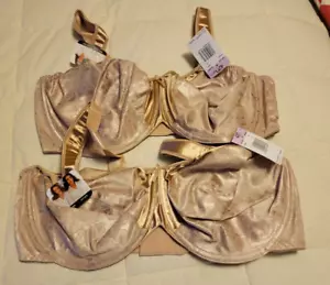 Lot of Two (2) Bali Nude Minimizer Bras - NWT - 42D - DF3565 - Picture 1 of 4