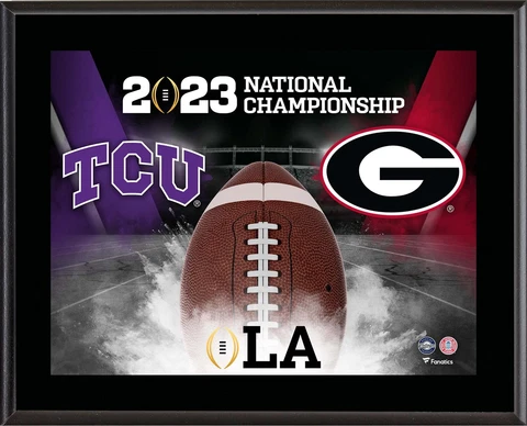 2022 CFP National Champship Game TCU Horned Frogs vs Georgia Cover