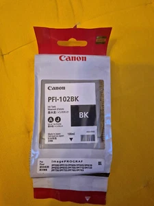 Canon PFI-102BK - Black 130ml - Druckerpatrone Original & OVP - Photo 1/2