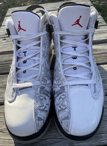 Size 8- Jordan Dub Zero White Cement - 311046-105 Shoes Sneakers High tops - Picture 1 of 9