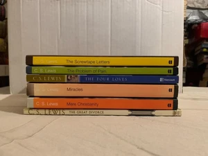 Lot 6 C S Lewis Mere Christianity The Screwtape Letters The Great Divorce - Picture 1 of 3