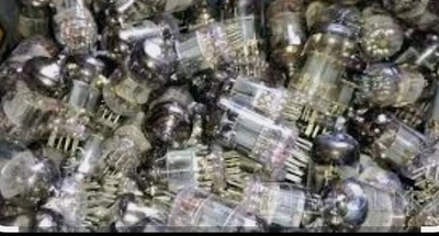 64 pcs 6N1P  (6922 ECC88 6DG8 6Н1П) Soviet Vintage double triode tube - Image 1 of 3