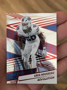2025 Panini Revolution Greg Rousseau Red Swirl Bills! - Bild 1 von 2