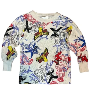 Vintage Mighty Morphin Power Rangers 1994 Long Sleeve Shirt Toddler 5 - Picture 1 of 7