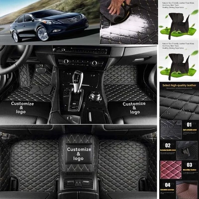 For Hyundai Azera Car Floor Mats Custom Luxury Waterproof Auto Liners Carpets Foto 1 de 4