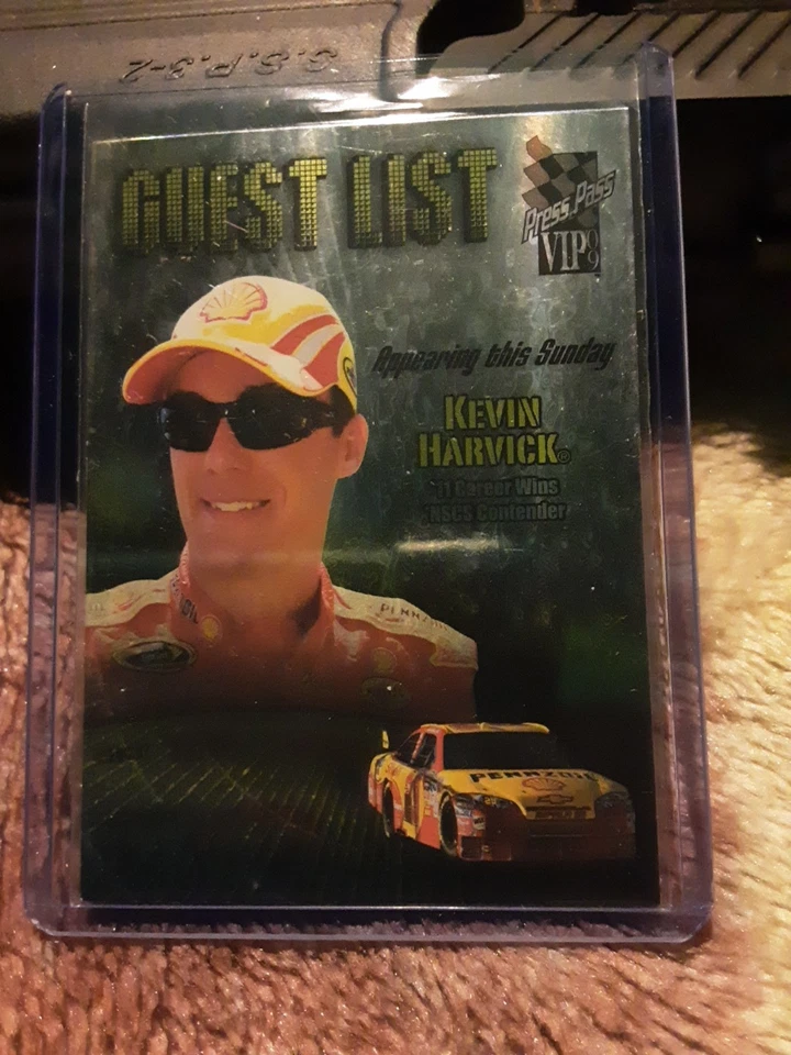 2008 Press Pass VIP Guest List Kevin Harvick #GL20 NASCAR Racing - Image 1 of 4