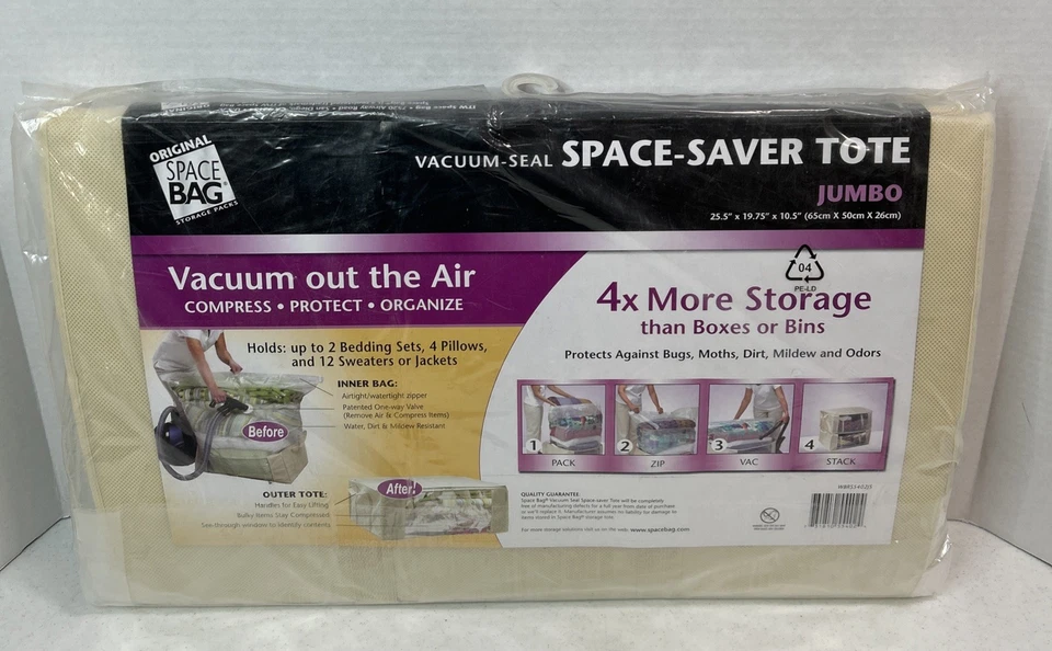 Johnson S C Inc 55402 1ct Jumbo Space Bag Tote