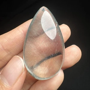 4.7cm Natural Green Rutilated Quartz Pendant Healing Crystal-16 - Picture 1 of 9