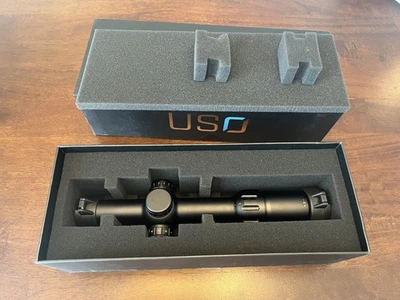 Mira para rifle US Optics TS-6x MS2 FFP, 30 mm - Mil punto iluminado Foto 1 de 4