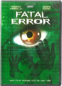 FATAL ERROR (DVD 1999) Antonio Sabato Jr - Janine Turner - Robert Wagner - Picture 1 of 3